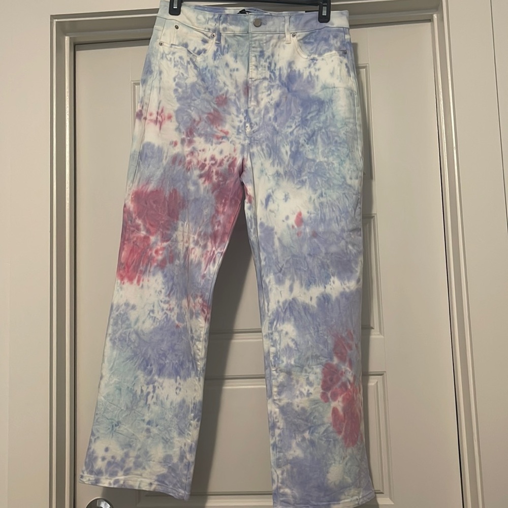 💖💖Fashionnova Tie Dye Straight Leg Jeans